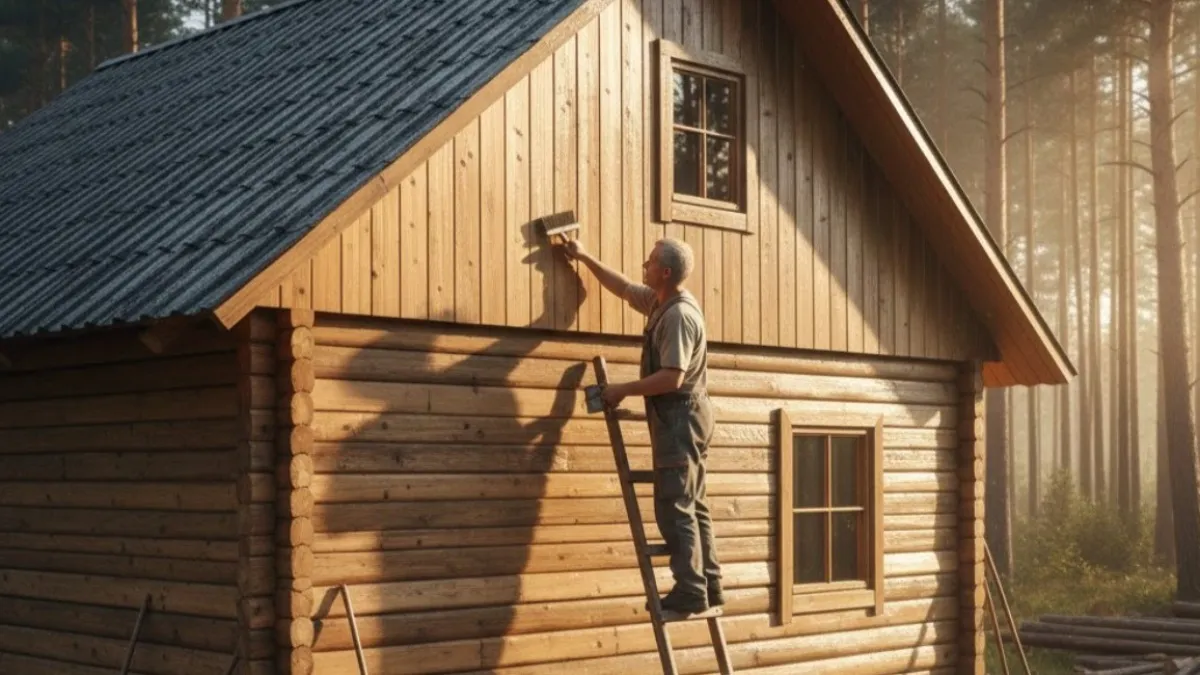 Как защитить деревянный дом от гнили без дорогих пропиток: забытое средство защиты дерева работает безотказно