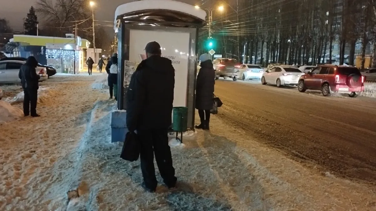 "Барахтаемся в сугробах!": курганцы возмущены снежными завалами на остановках города