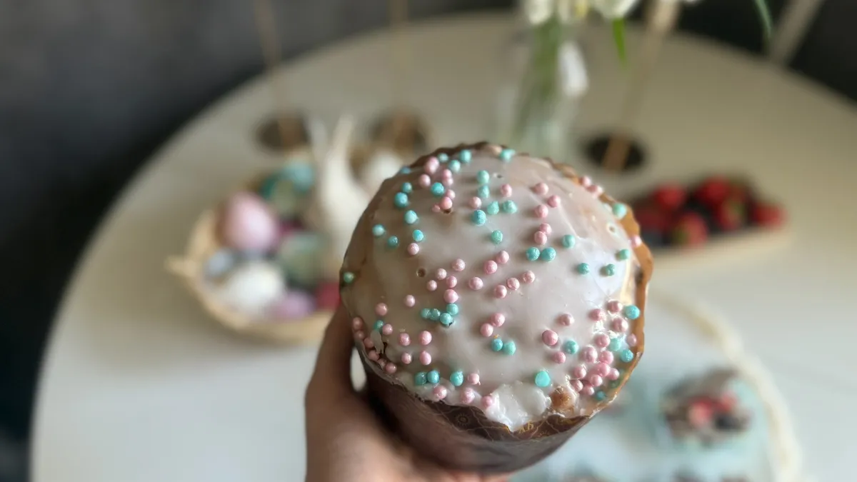 Идеально белая глазурь для кулича без яиц: не крошится и не липнет - получается всегда