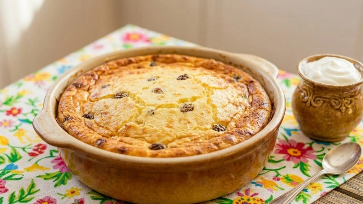 На завтрак мну творог вилкой и в духовку: эта запеканка тает во рту и не требует усилий — нежнее и пышнее классики