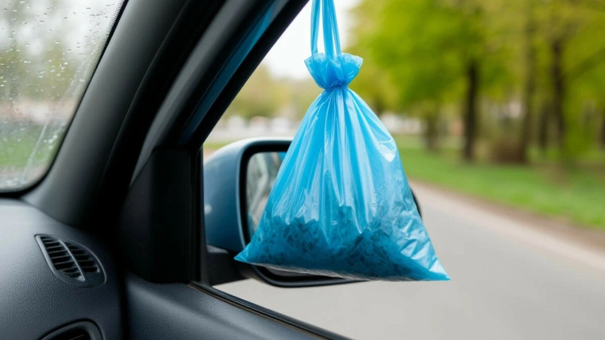 Пакет на зеркале авто — не мусор, а настоящая ловушка: как работает новая схема развода водителей на парковках