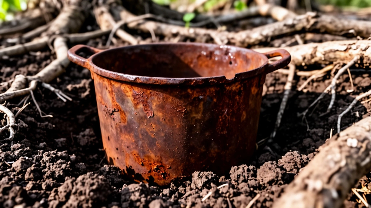 Зачем в деревнях мужики зарывают старые кастрюли в землю: жены их за это на руках носят - результат удивляет