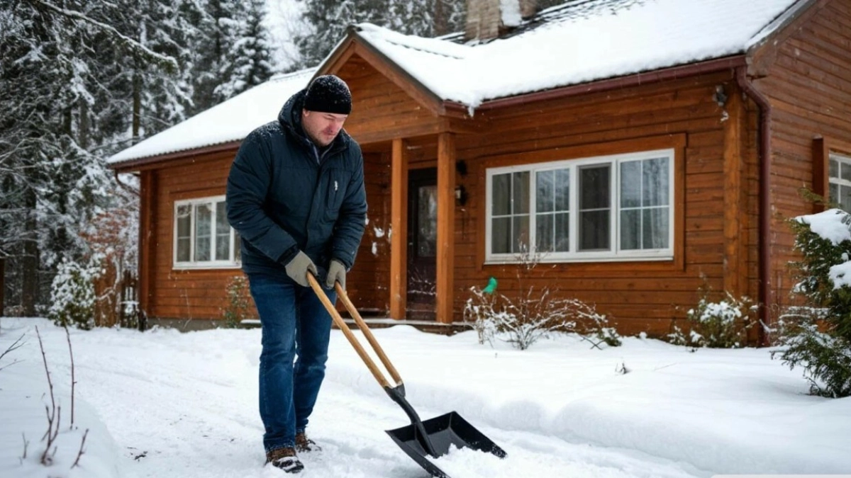 Не жду когда растает снег к маю: простая техника убрать снег с участка вдвое быстрее - справится с любой снежной пробкой
