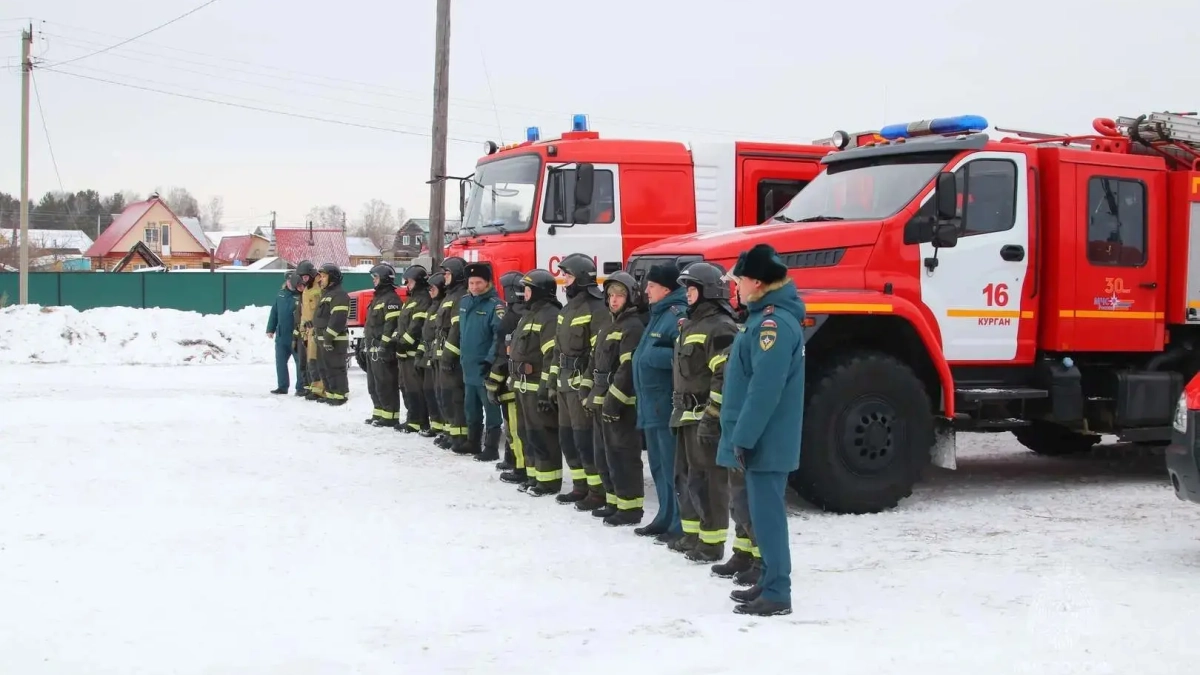В Зауралье за сутки ликвидировали два пожара