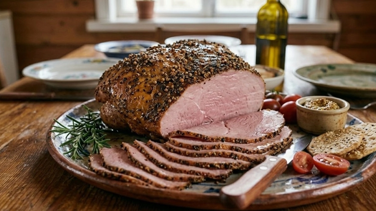 Забыла про "бумажную" колбасу на бутеры: делаю сочную пасторму из индейки - идеальный вариант для сэндвичей и салатов