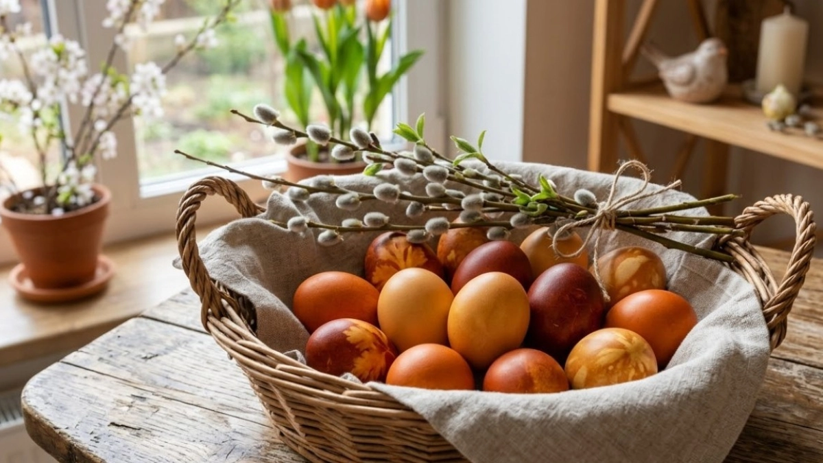 Ярче и эффектнее луковой шелухи: 1 овощ окрасит яйца на Пасху в богатый золотистый цвет — моя пасхальная корзинка драгоценных камней