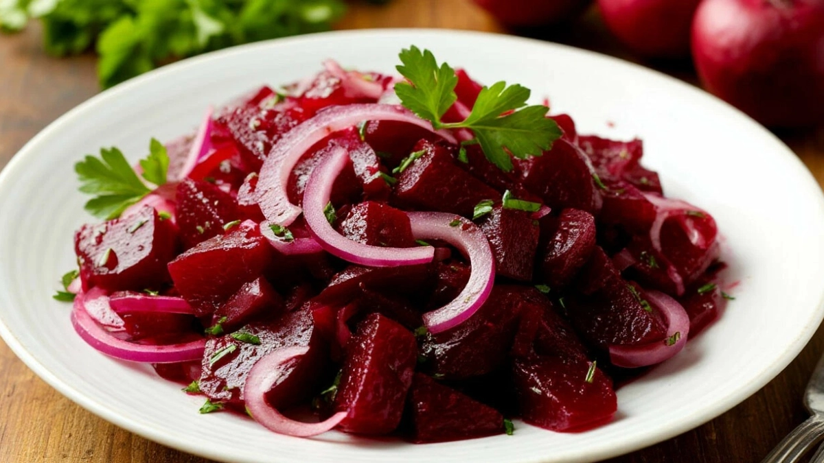 Беру свеклу да лук - вкуснейший салат на столе: разлетается со скоростью света: на ужин и на праздник