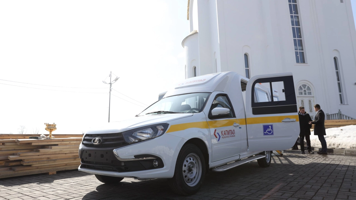 В Курганской области появился автомобиль для перевозки раненых бойцов