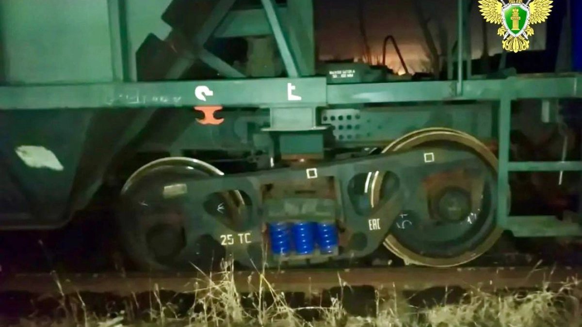 На станции Шадринск сошли с рельсов четыре вагона