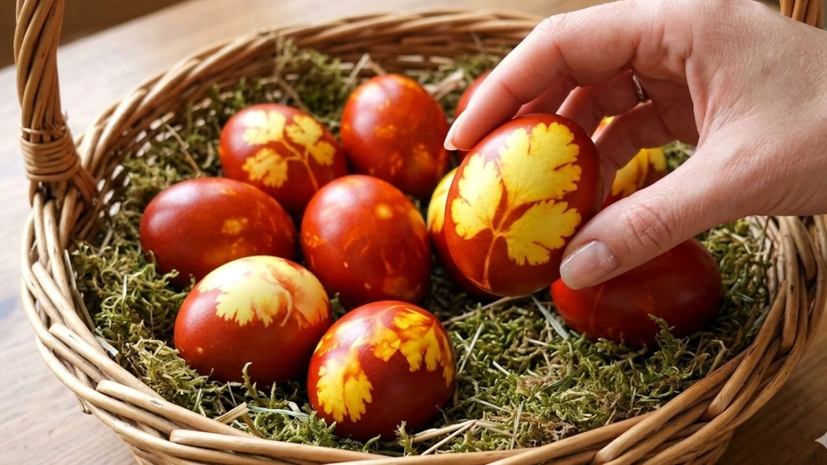 Луковая шелуха – для скучных пенсионеров: красим яйца на Пасху рябиной – бомбический цвет без танцев с бубнами