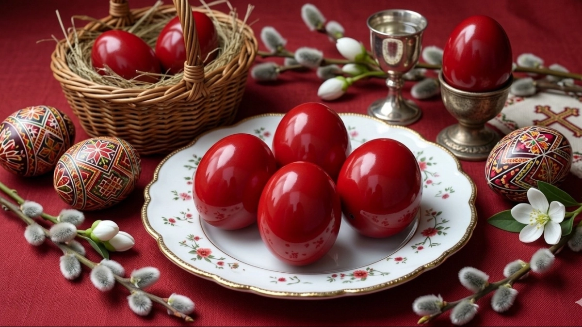 Красим яйца на Пасху: простой способ, который даёт цвет ярче рубиновых самоцветов — и никакой мороки со свеклой