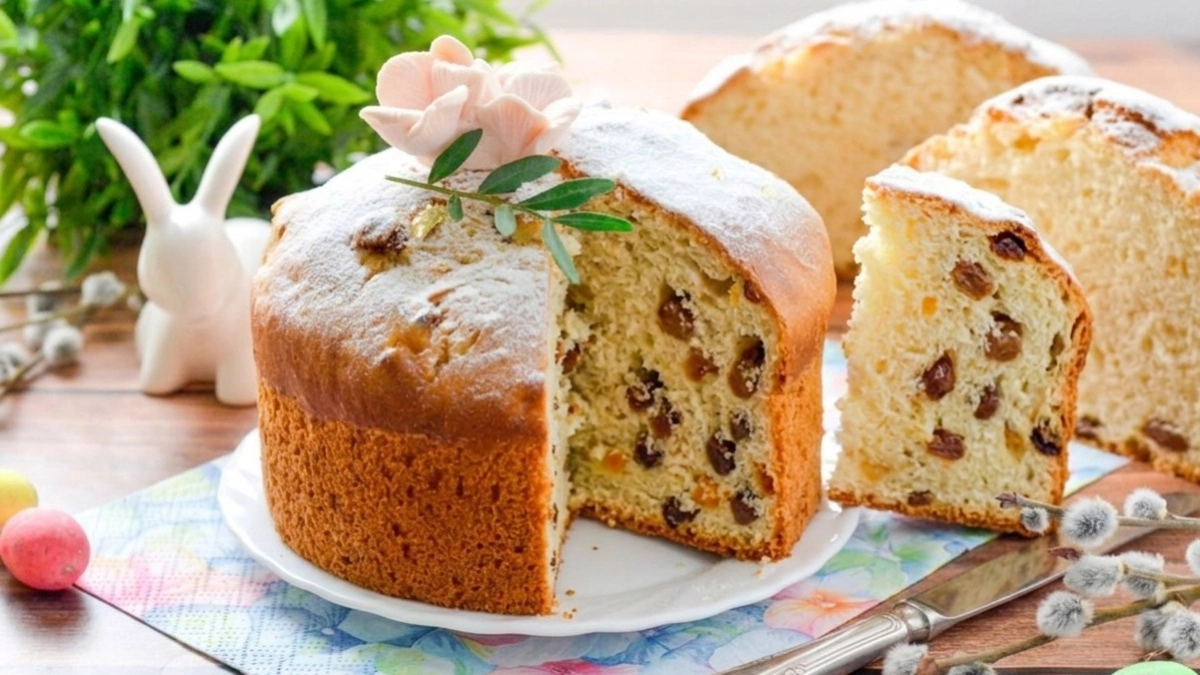 Рецепт ленивого кулича без замеса - перемешала тесто ложкой и готово: от такой вкуснятины даже крошки не останется