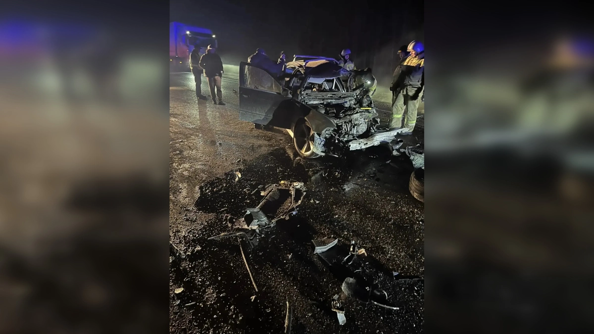 Лобовое столкновение на трассе под Курганом: один погиб, трое в больнице