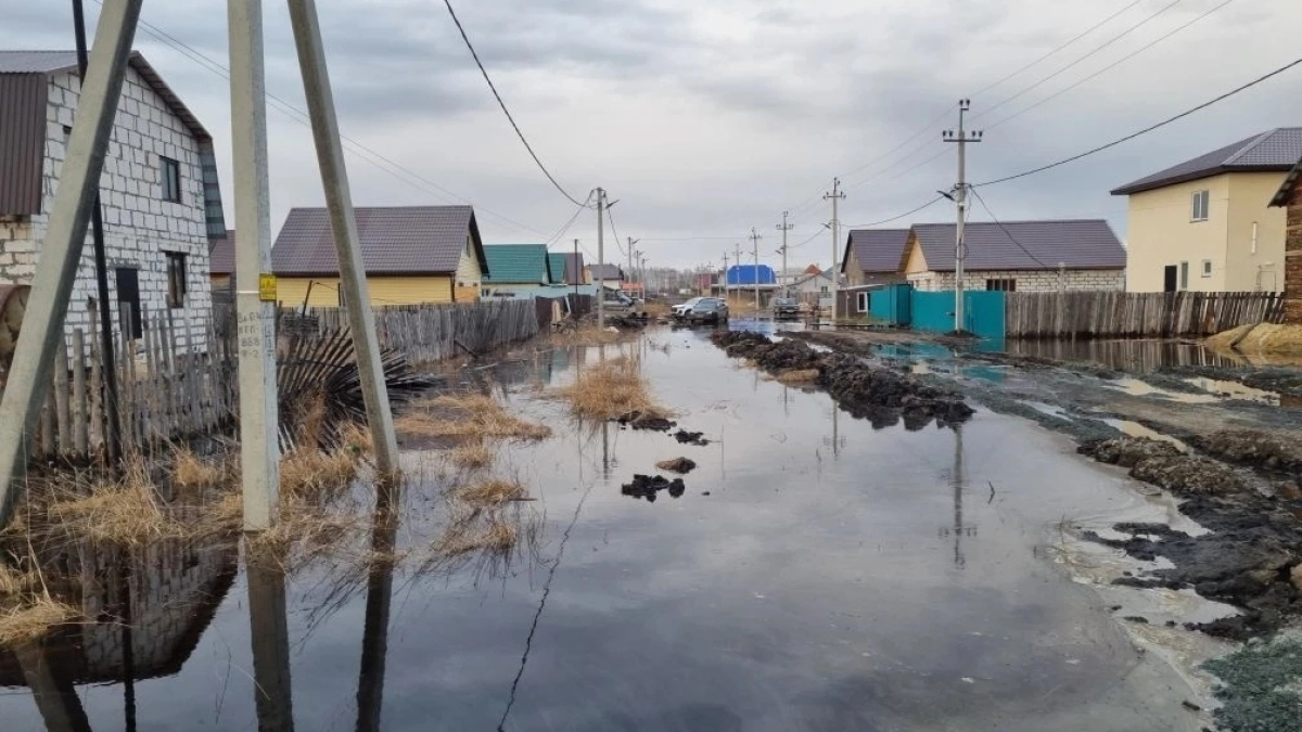 Вода затапливает дома и участки жителей одного из микрорайонов Кургана