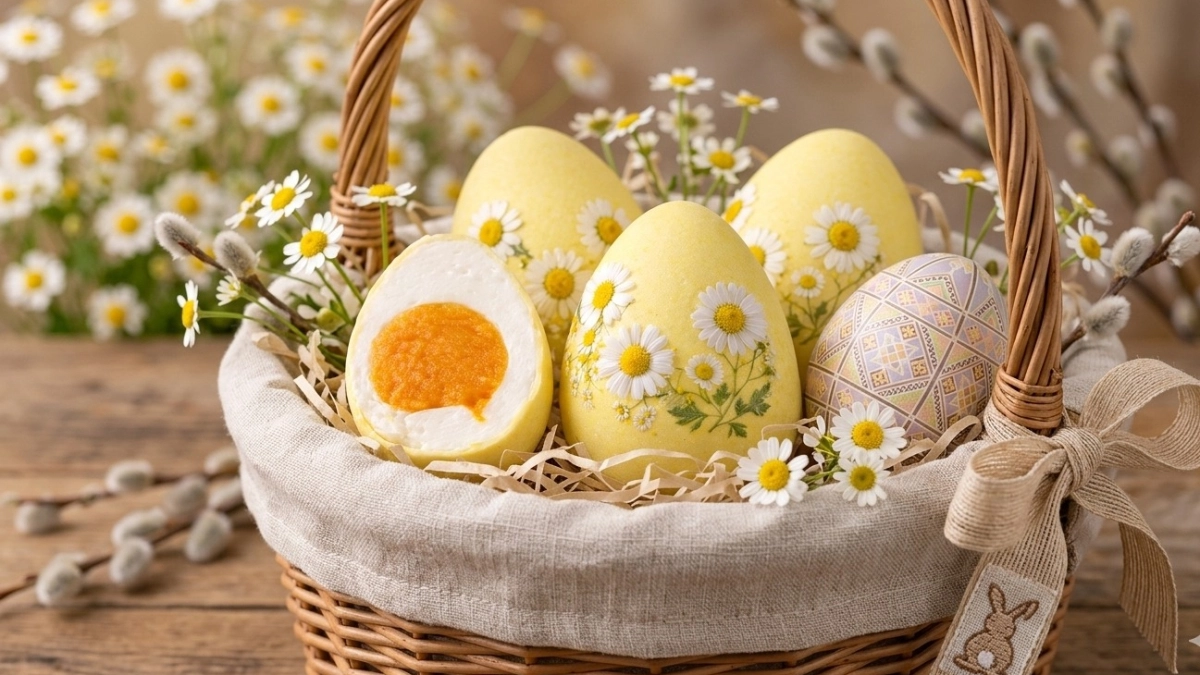 Зефирные яйца на Пасху с "желтком" внутри - тренд 2026: рецепт десерта, который выглядит как настоящее яйцо