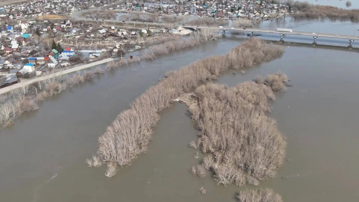 В Зауралье вода отступила от десятков участков