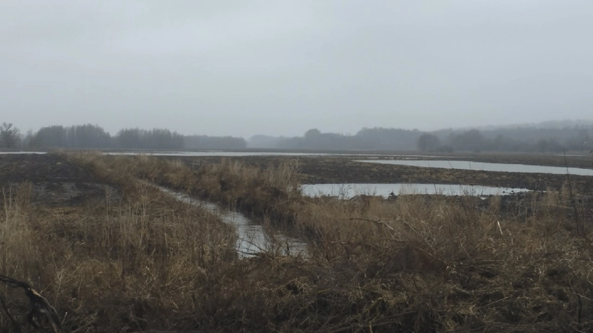 В Курганской области п. Радужный начал «уходить под воду»