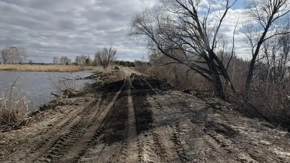 В Юргамышском округе для проезда открылся участок дороги «Иртыш» - Горохово - Ждановка