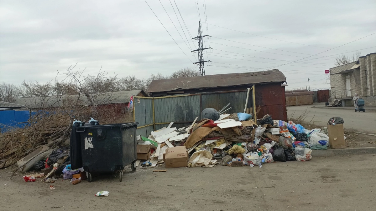 Жители улицы Панфилова в Кургане жалуются на вывоз мусора