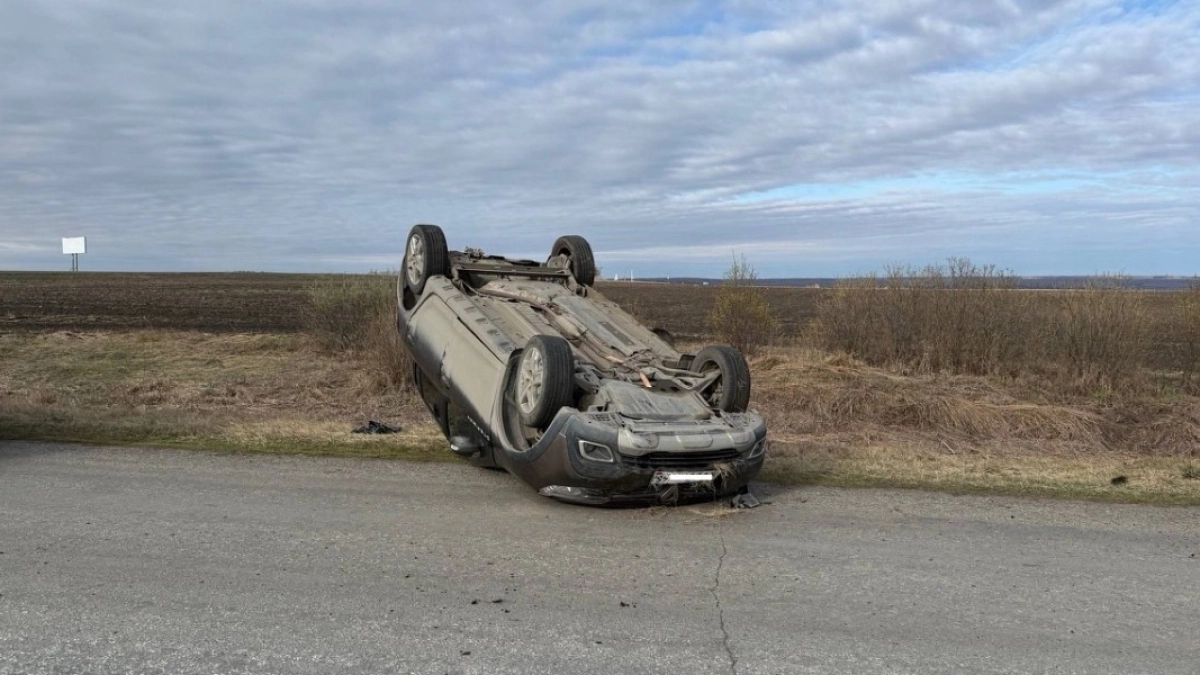 В Шадринском округе в результате опрокидывания машины пострадали дети
