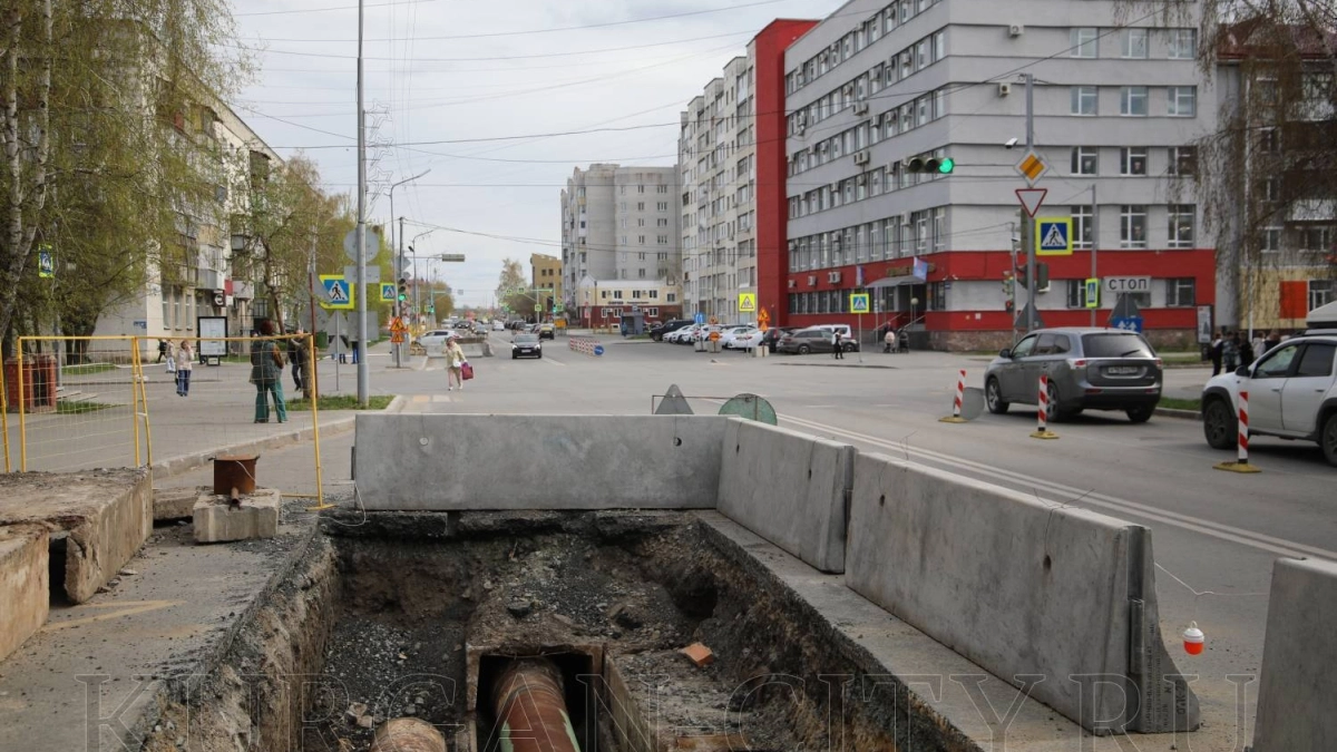В Кургане на два месяца закроют улицу Савельева