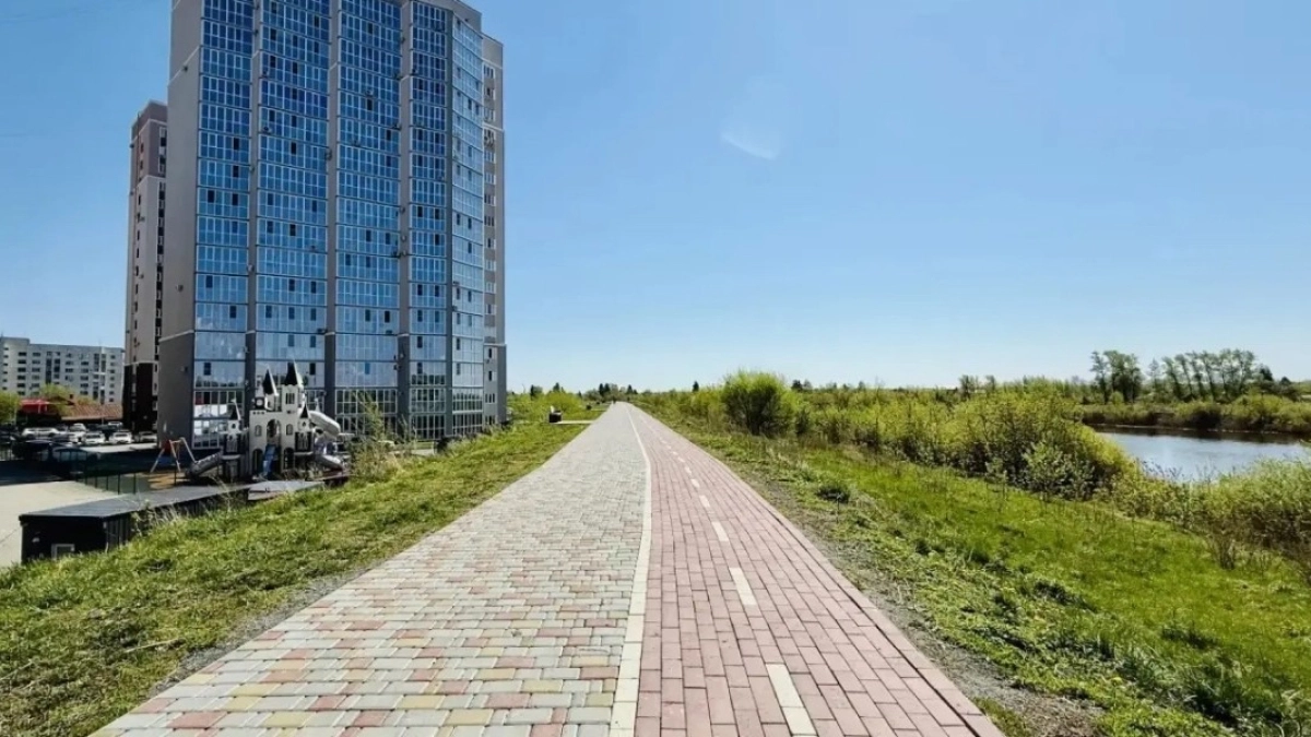 В Кургане стартовали работы по продлению набережной в районе мкр. Шевелевка