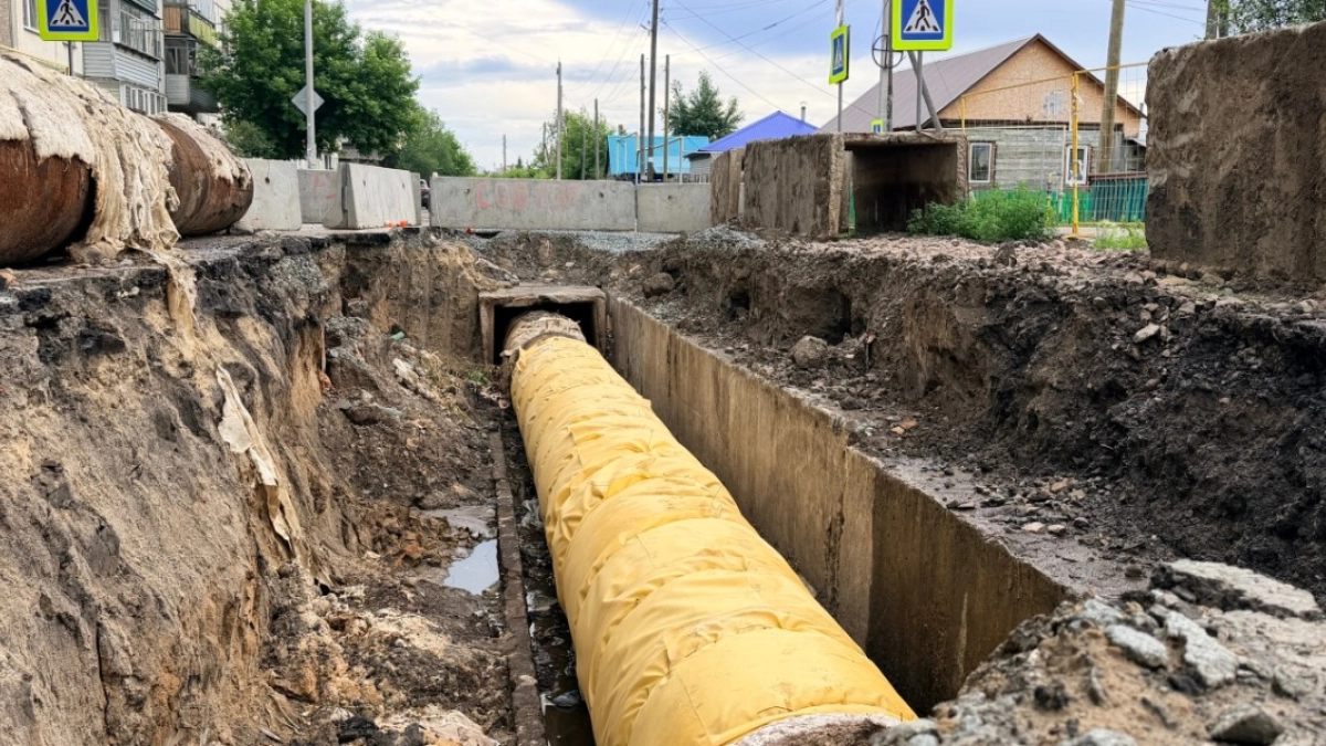 В Кургане проходят гидравлические испытания на тепломагистрали «Север-2»
