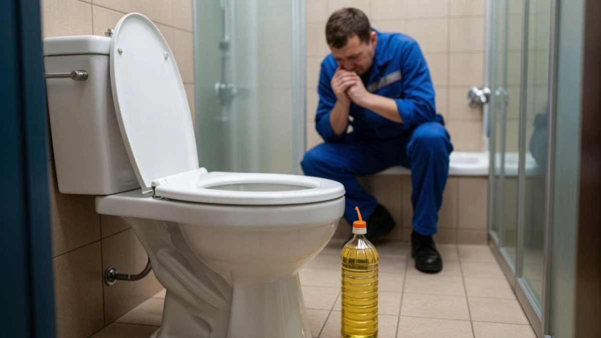 Залила это в унитаз — сантехник остался без работы: 1 лайфхак с маслом заменяет магазинную химию