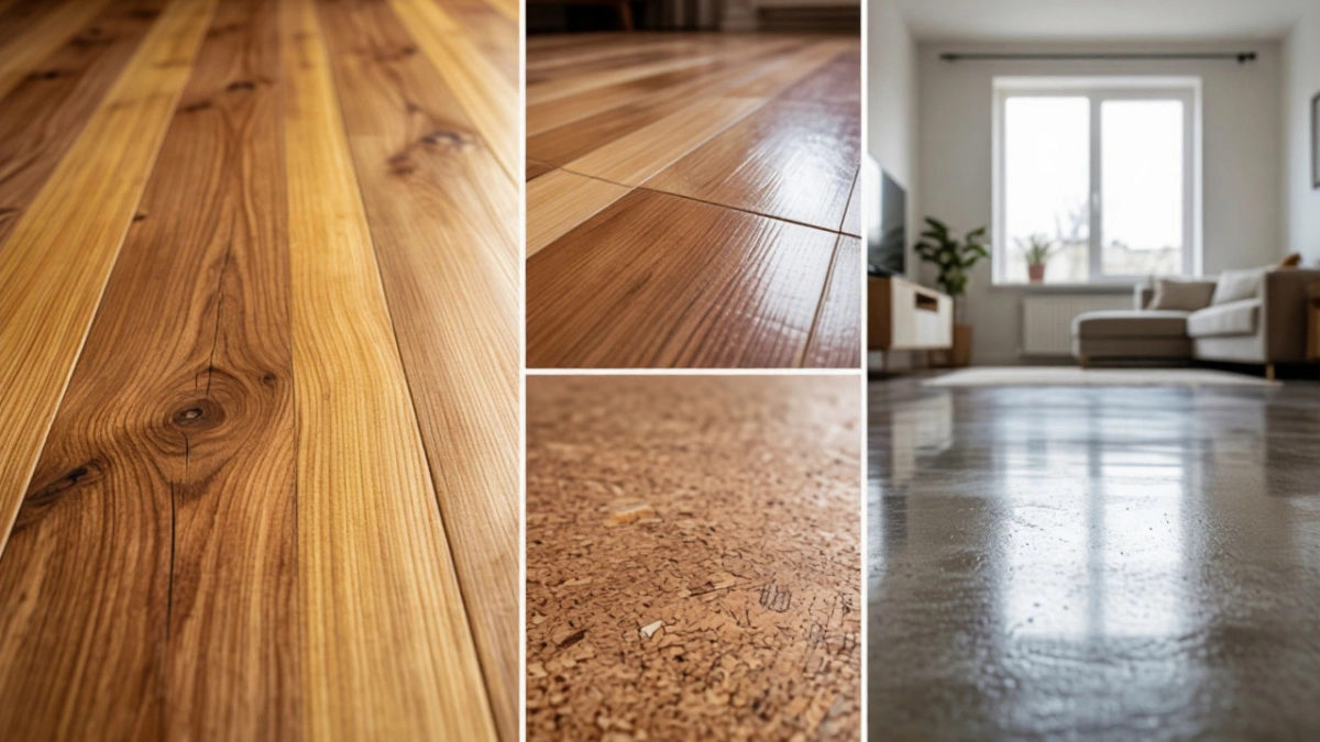 Линолуем, ламинат, кварцвинил и что все? Нет, есть еще 6 интересных вариантов для пола, совмещающие эстетику и функционал