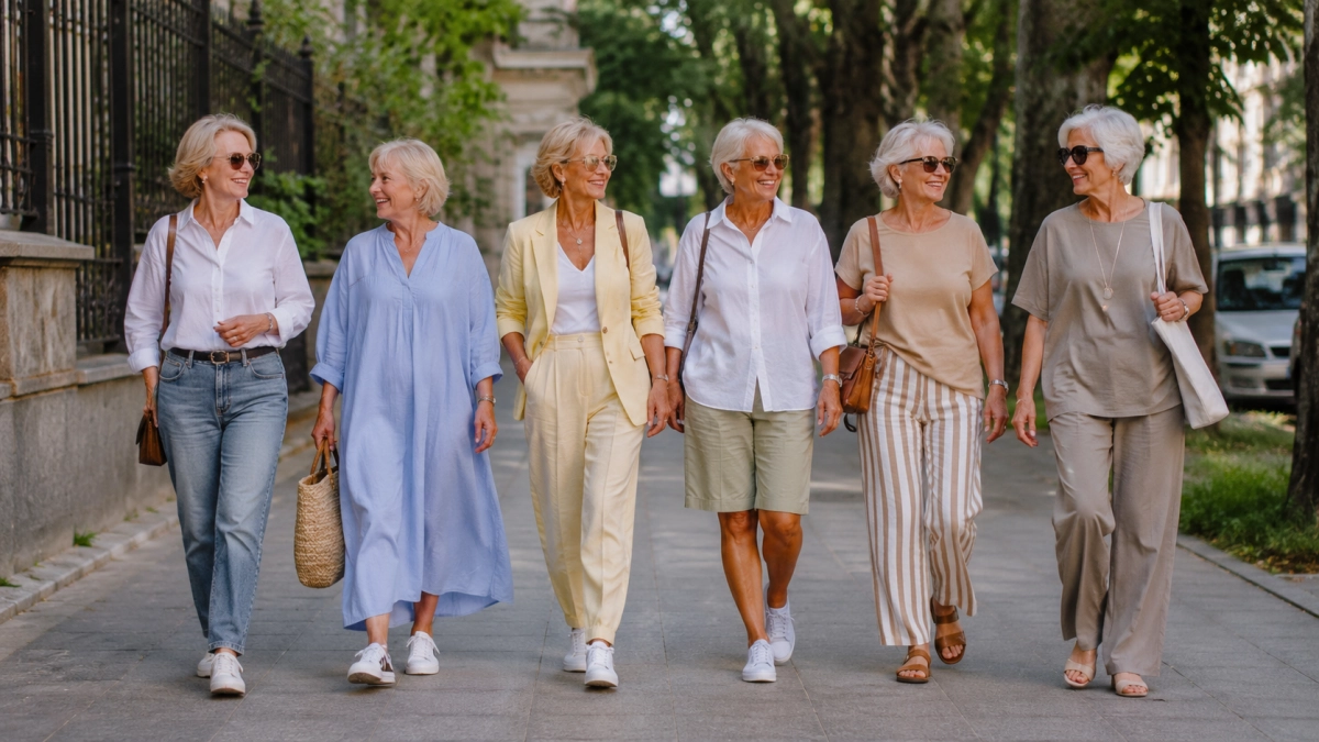 Как одеться в жару дамам 60+: освежающие образы, которые легко повторить - 100% статуса, 0% возраста