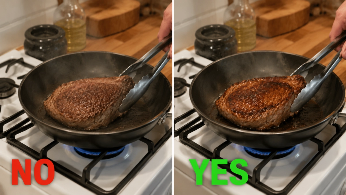 Самая большая ошибка при жарке мяса: запомните раз и навсегда