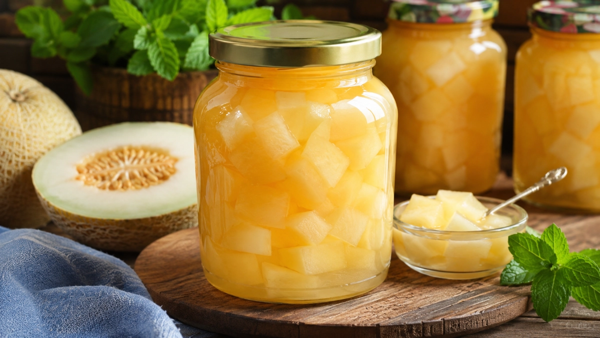 Когда пошли дыни, закатываю пару банок на зиму — вкуснее абрикосов и персиков, аромат до одури