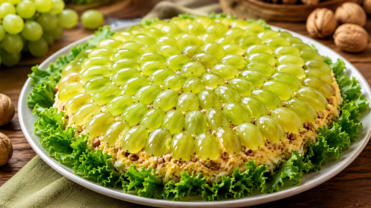 Вместо унылой травы делаю салат «От Тиффани» с курицей и майонезом: вкус — золото, подача — алмаз
