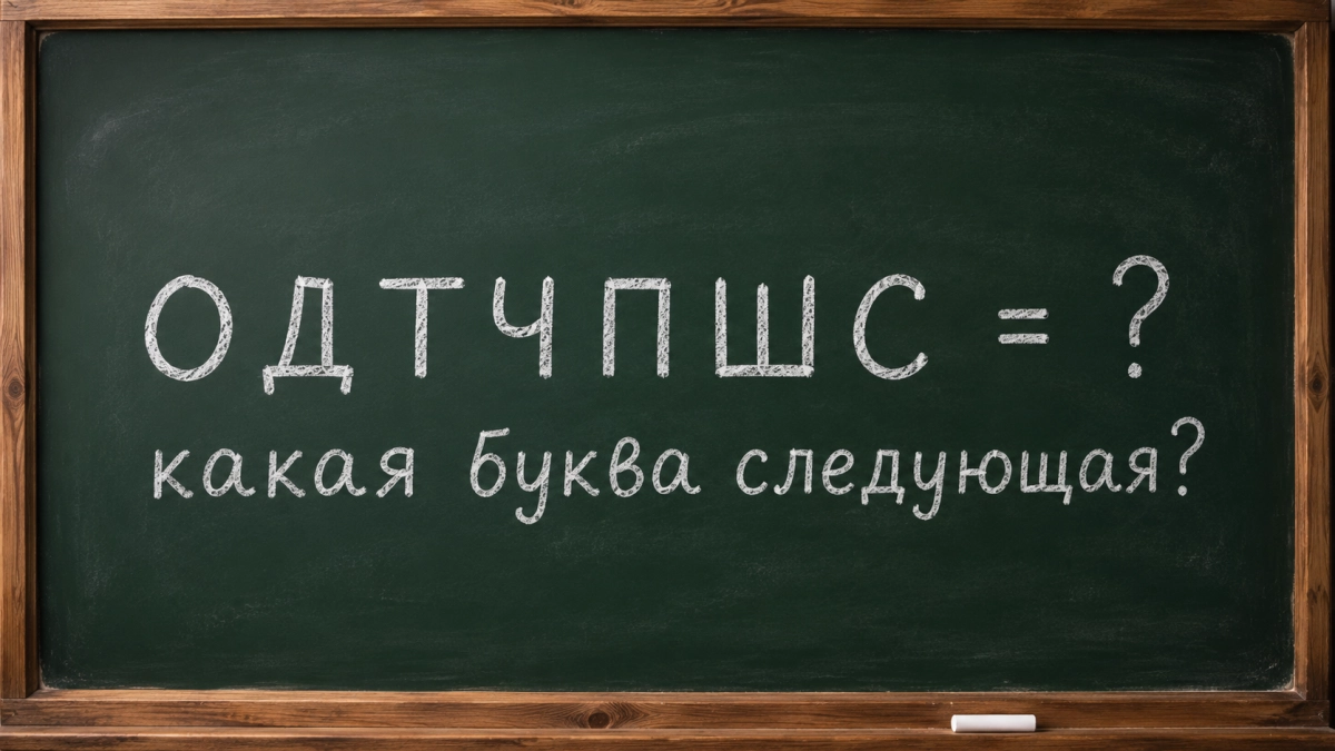 Первоклашка решит сразу, а профессор не справится за день — решите задачку на логику: ОДТЧПШС