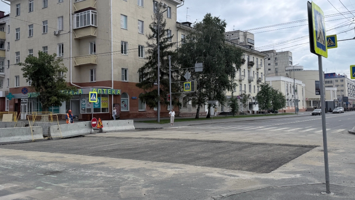 В Кургане открыли проезд на перекрестке улиц Гоголя и Кирова