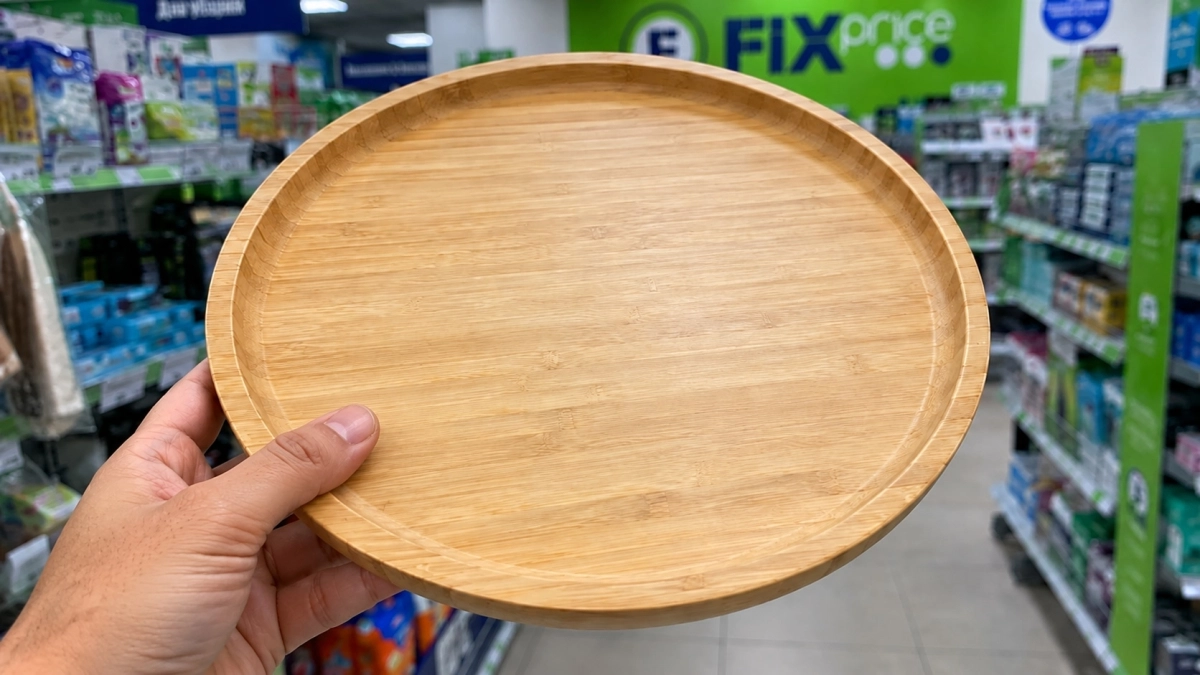 Купил в Fix Price бамбуковый поднос под фрукты, а на даче оказалось, он идеально подходит для другого применения