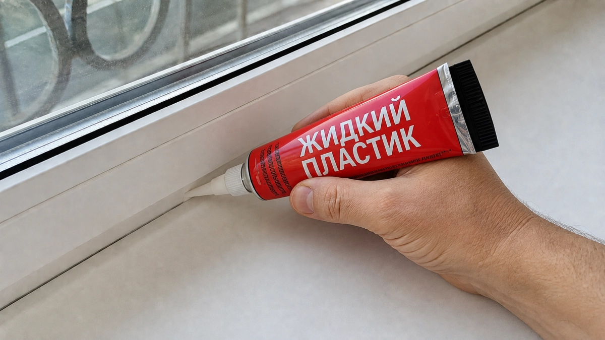 Жидкий пластик перед осенью в магазинах с руками отрывают: хозяева обрабатывают им окна, подоконники и ещё 4 проблемные поверхности