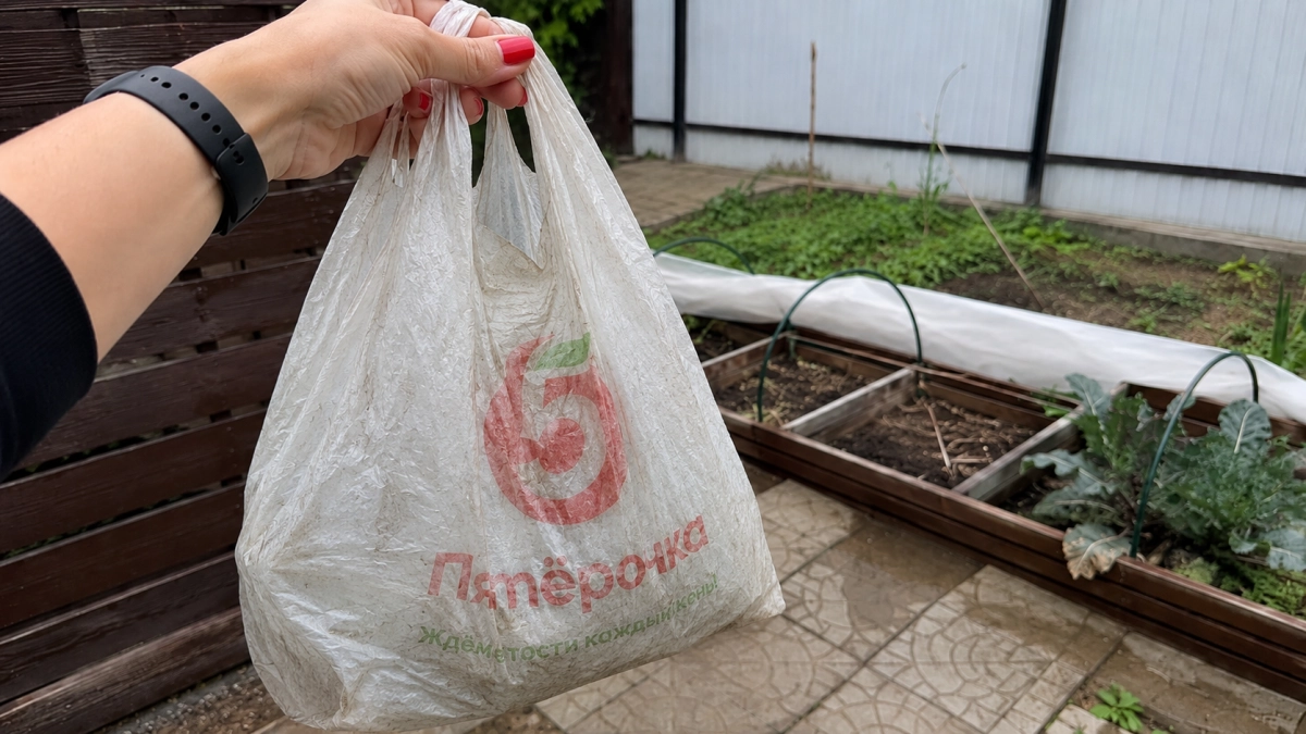 Пакеты из «Пятерочки» для мусора не использую — дарю полиэтилену вторую жизнь: 5 идей для дома и огорода