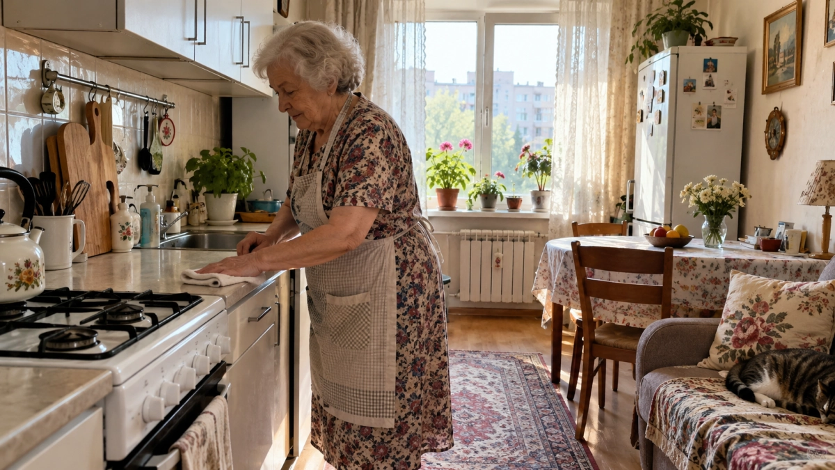 7 секретов уборки от 75-летней соседки: как не зайду всегда чисто, хотя говорит убирается редко