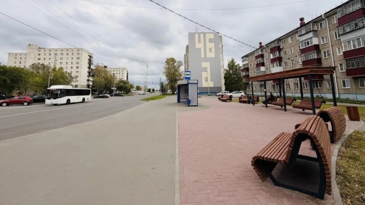 В Кургане подходит к концу благоустройство улицы Дзержинского