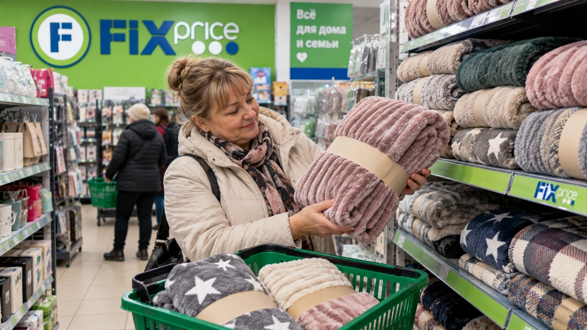 Гребу пледы из Fix Price по 79 рублей и режу на квадраты: экономлю тысячи рублей на хозяйственных мелочах