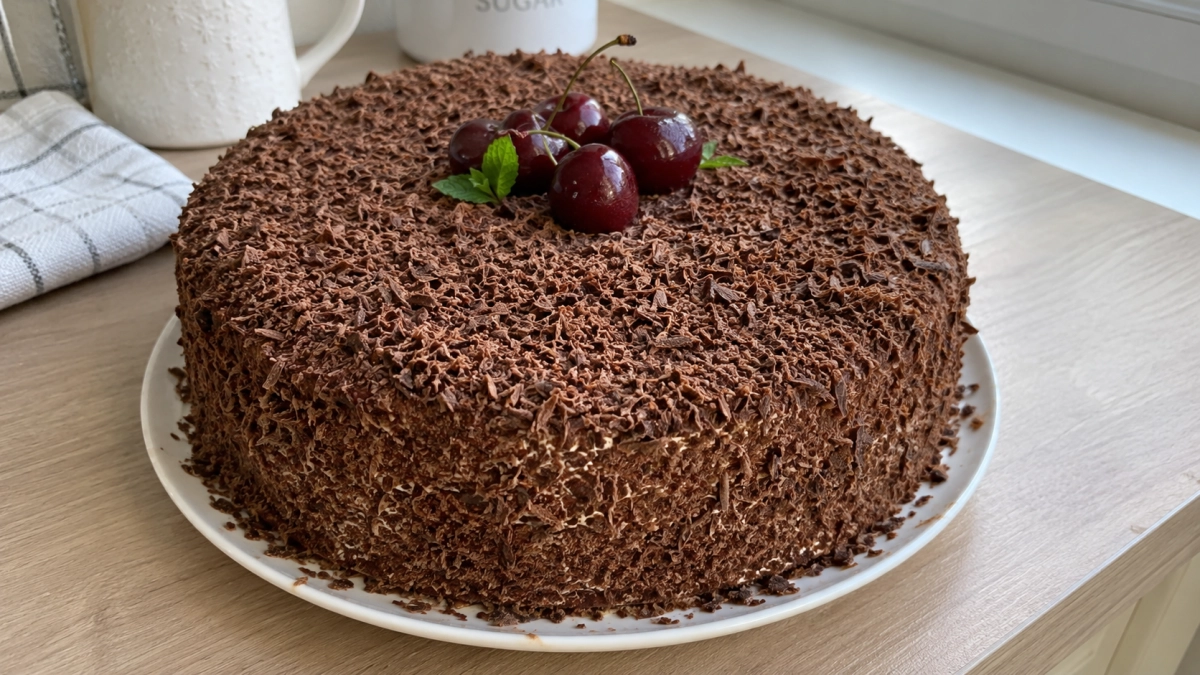 Торт «Два стакана» — без выпечки и миксера: воздушный, лёгкий и на вкус как из дорогой пекарни
