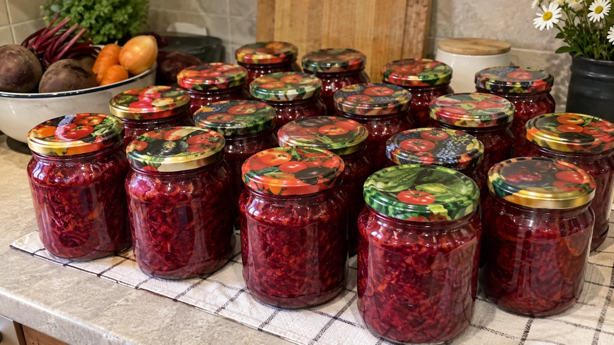 Всю свеклу «бахаю» на свекольник в банку: зимой оторвут с руками и ногами — обалденный рецепт для ленивых