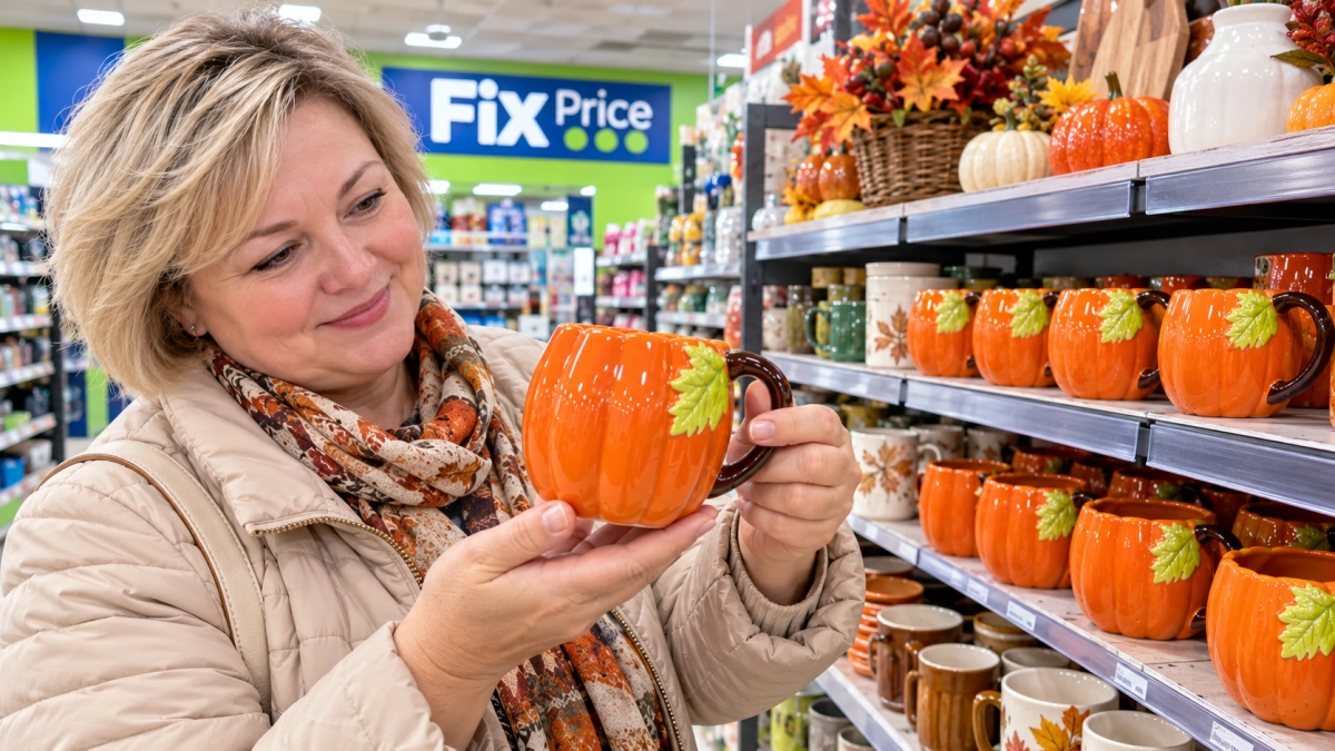 Тыквенную новинку из Fix Price сметают с полок: копеечные кружки выглядят как дорогая дизайнерская керамика