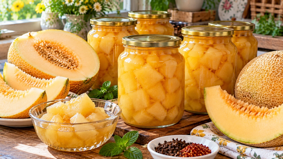 Когда пошли дыни, закатываю пару банок на зиму — вкуснее абрикосов, персиков и ананасов, а аромат до одури