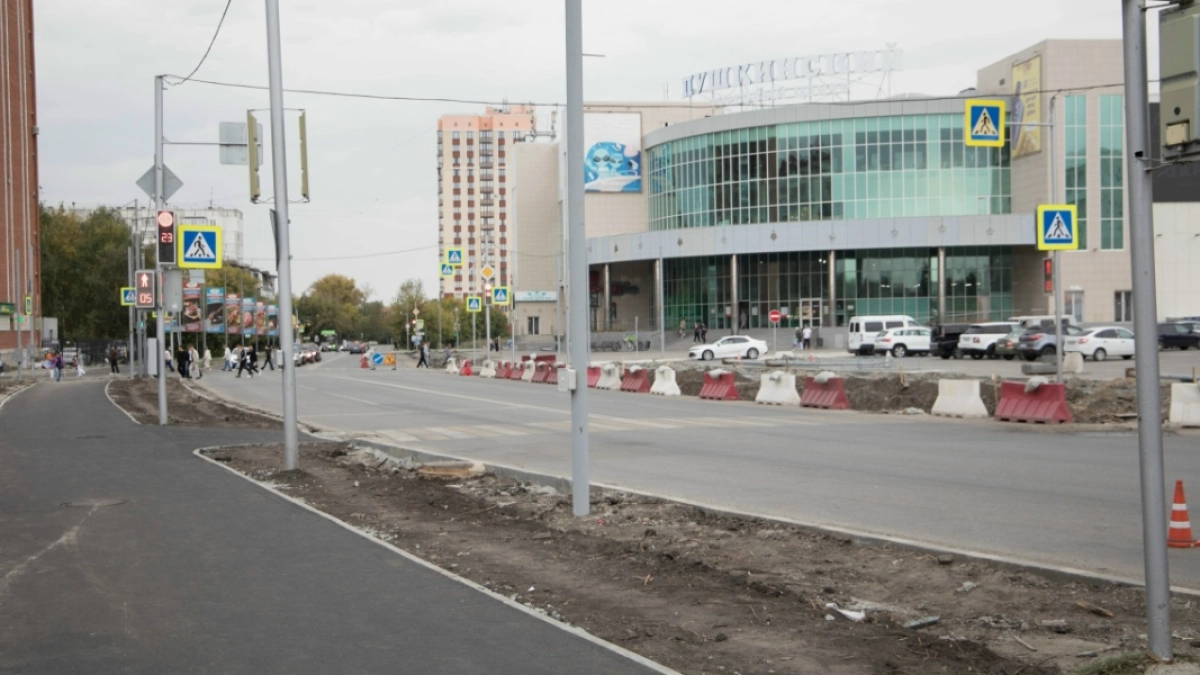 В Кургане у ТЦ «Пушкинский» на время перекроют движение из-за ремонтных работ