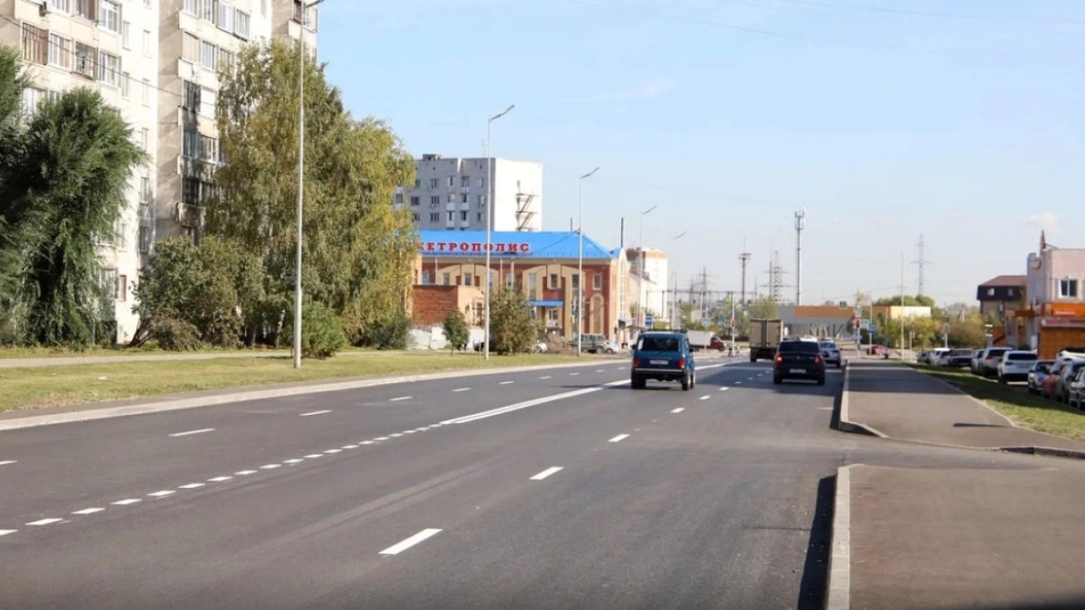 В мкр. Заозерном завершился ремонт дороги по ул. Витебского