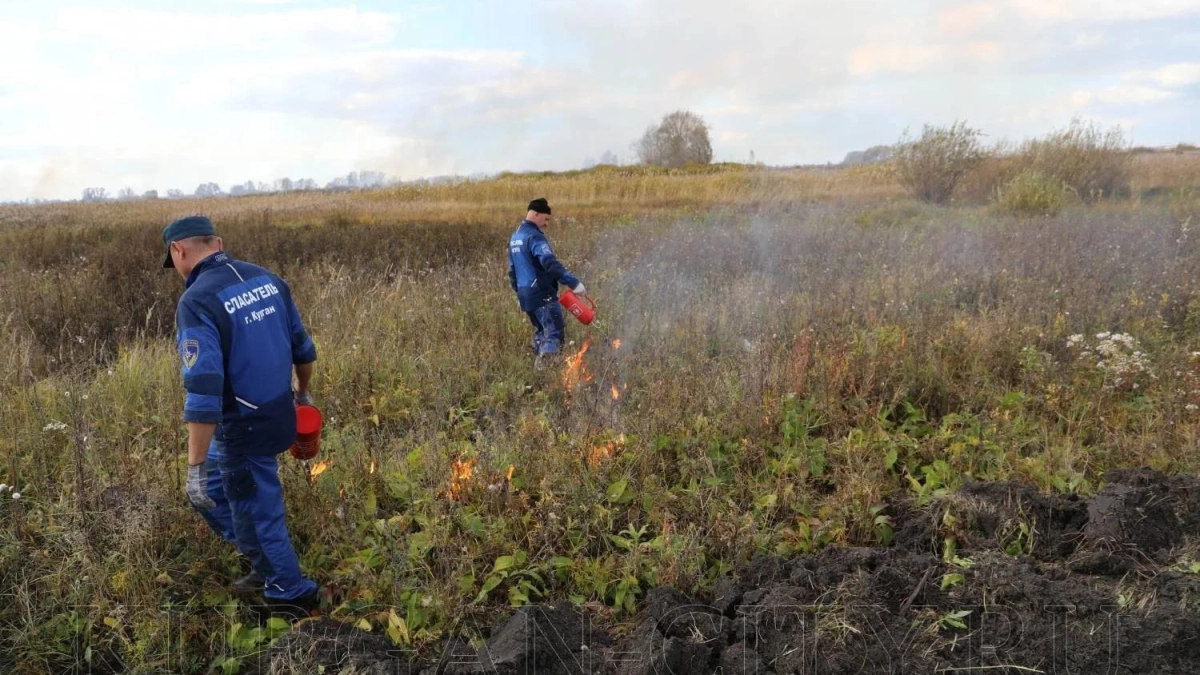 В Кургане продолжают обеспечивать пожарную безопасность