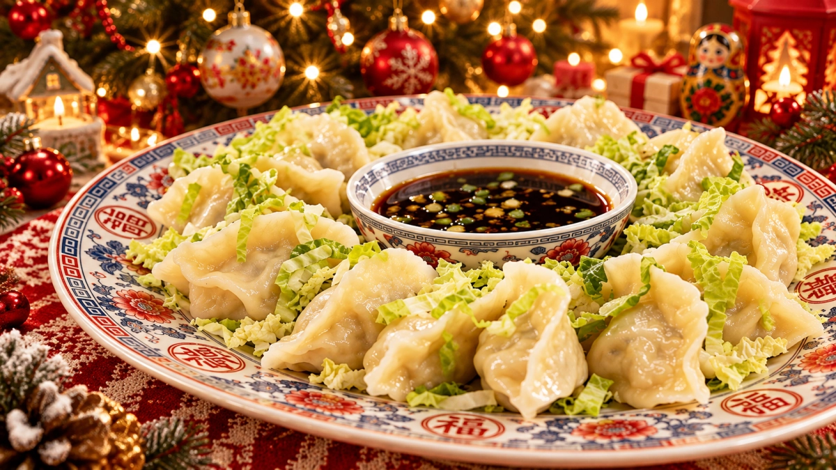 Поставьте на новогодний стол китайские пельмени с мясом и пекинкой: Огненная Коза оценит капусту — нежные, сочные, праздничные
