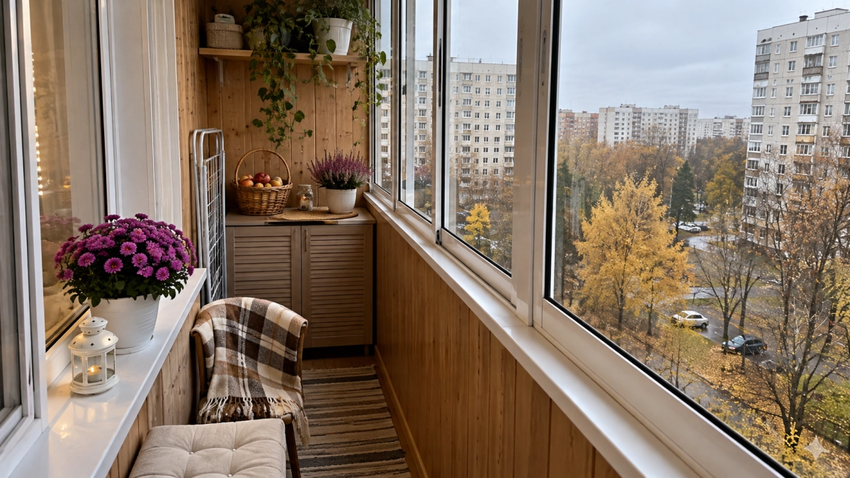 Обычное остекление — скукота: как сделать балкон приватнее, не превращая его в короб — 6 дизайнерских решений на 2026–2027 годы
